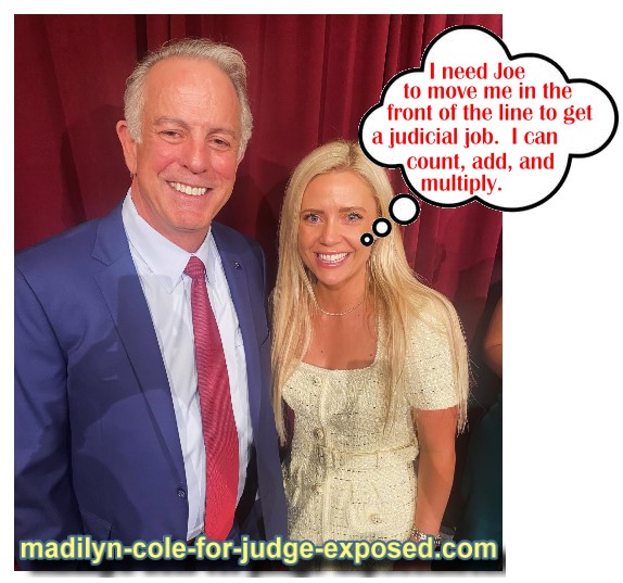 Joe Lombardo poses with Madilyn Cole in 2024 General Election