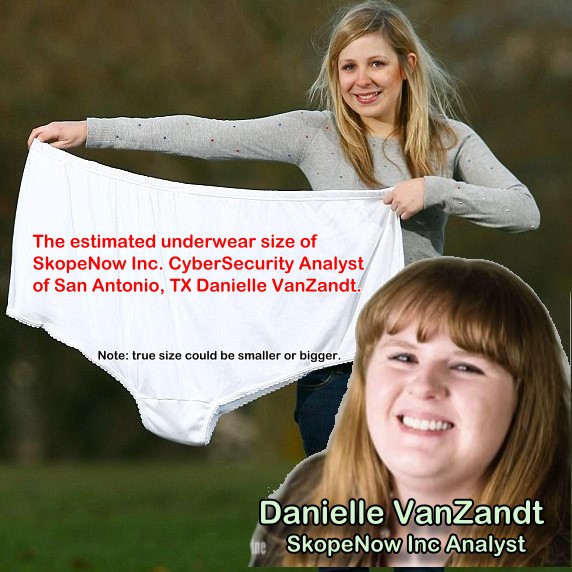 Panties of Danielle Vanzandt